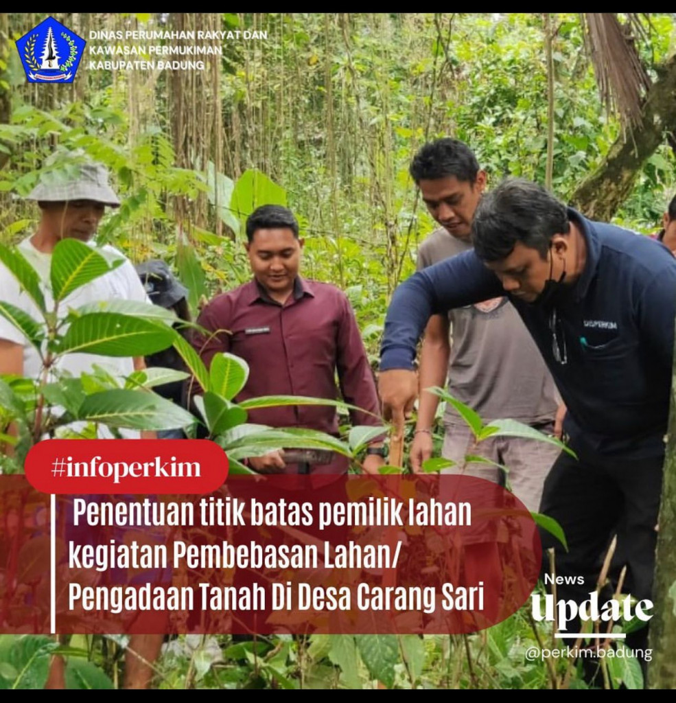 Penentuan Titik Batas Pemilik Lahan Kegiatan Pembebasan Lahan ...